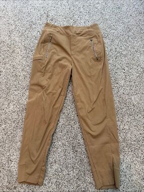 Athleta woman’s Chino-Style Performance Pants - Tan